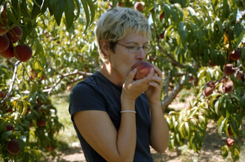 Eating a Peach