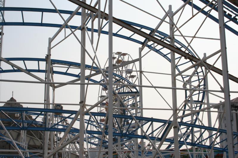 Roller Coaster  Ferris Wheel