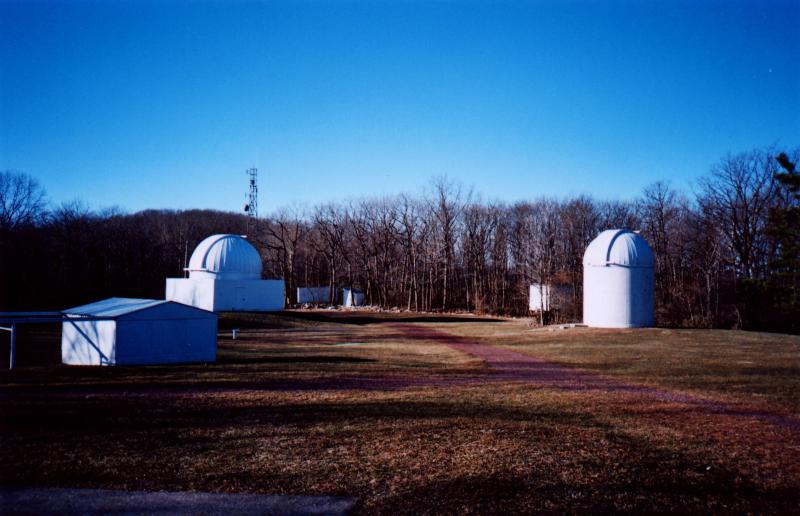 Telescopes Near Hawk Mountain